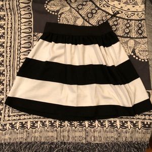 Black and White Skirt